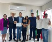 Registro da cerimônia solene de posse de suplente de vereador, senhor Jaílton Santos da Silva